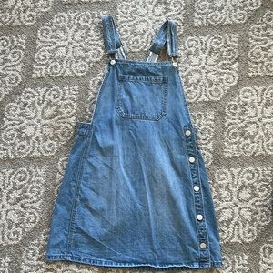 Jean overall dress